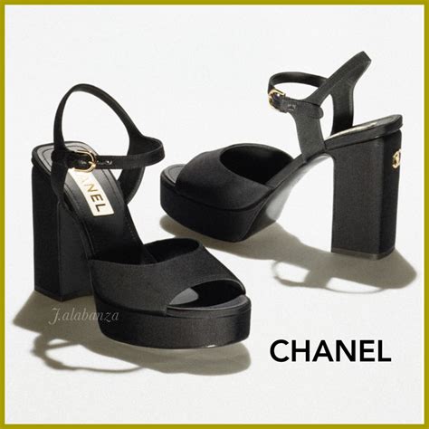 chanel open toe heels